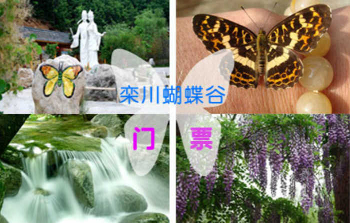 仅40元，享原价50元【洛阳】栾川蝴蝶谷风景区套票一张，四季气候宜人，是休闲避暑、寻幽、探险、昆虫科普的绝佳去处！