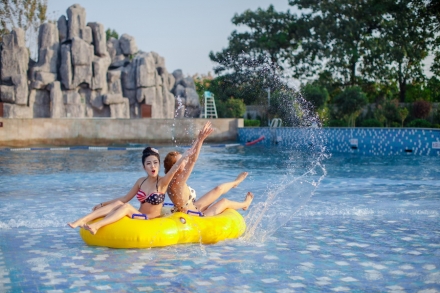 许昌[鄢陵县]花溪温泉+水上乐园+游泳池+免费